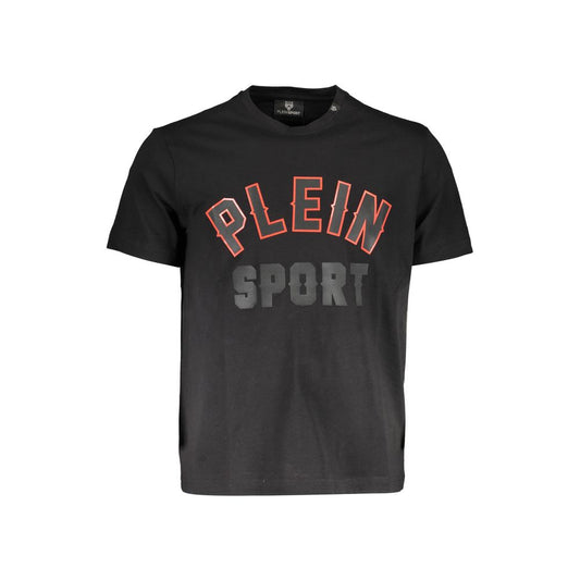 Plein Sport Black Cotton Men T-Shirt Mens T-Shirt