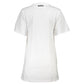 Cavalli Class White Cotton Dress