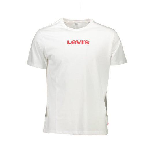 Levi's White Cotton Men T-Shirt Mens T-Shirt