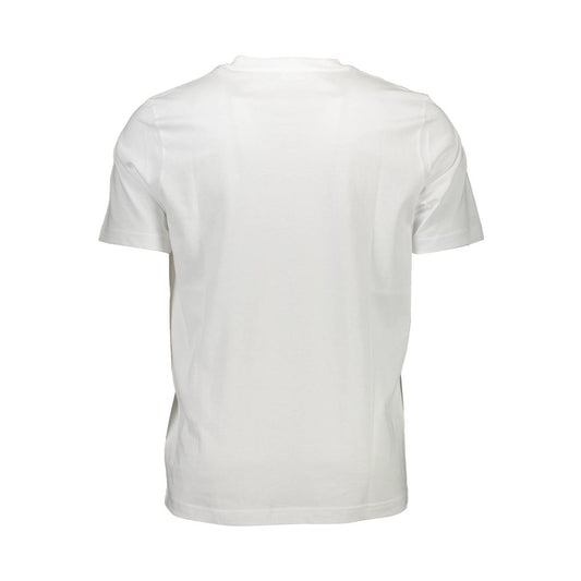 Diesel White Cotton Men T-Shirt Mens T-Shirt