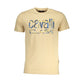 Cavalli Class Beige Cotton T-Shirt Mens T-Shirt