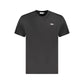 Fila Black Organic Cotton Men T-Shirt