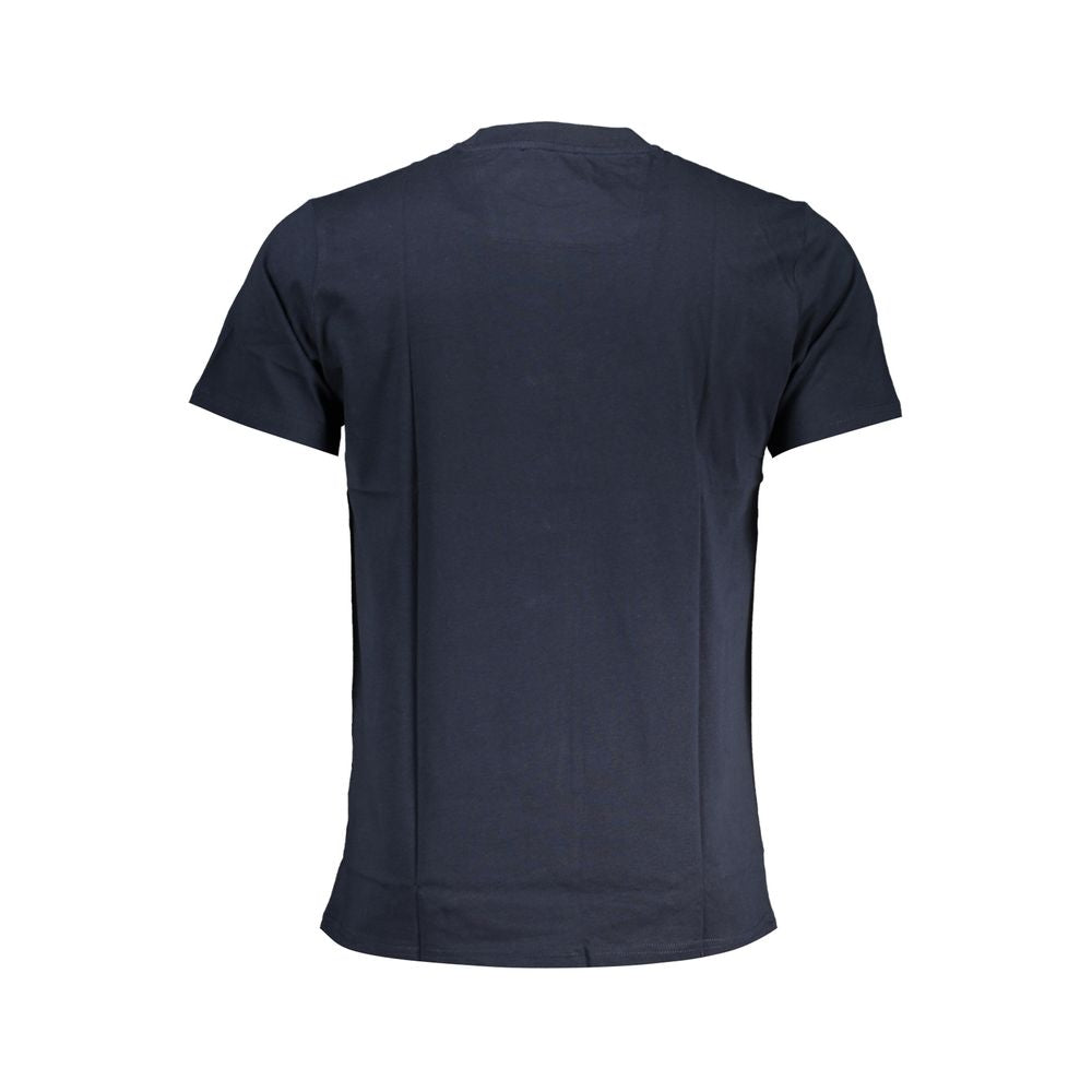 Cavalli Class Blue Cotton T-Shirt Mens T-Shirt