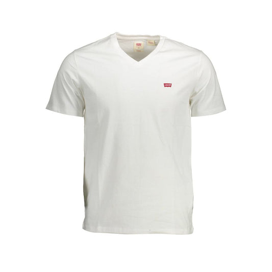 Levi's White Cotton Men T-Shirt Mens T-Shirt
