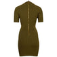 Balmain Green Viscose Women T-Shirt Dress
