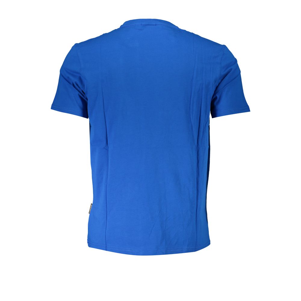 Napapijri Blue Cotton T-Shirt Mens T-Shirt