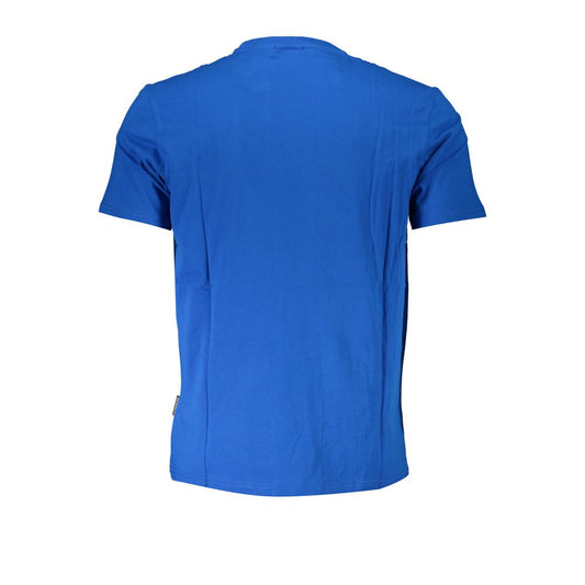 Napapijri Blue Cotton T-Shirt Mens T-Shirt