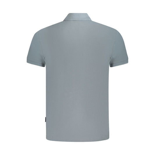 Napapijri Gray Cotton Polo Shirt