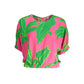 Desigual Pink Viscose T-Shirt