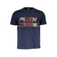 Plein Sport Blue Cotton Men T-Shirt Mens T-Shirt