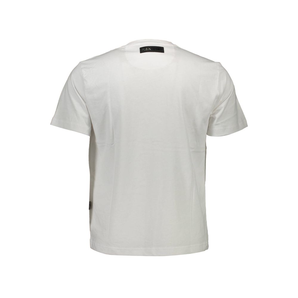 Plein Sport White Cotton Men T-Shirt Mens T-Shirt
