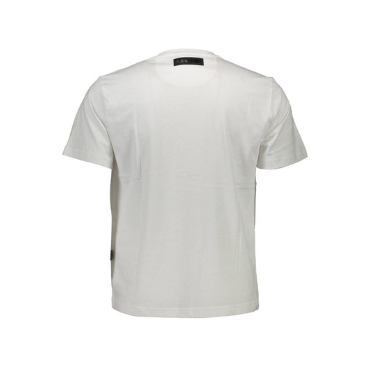 Plein Sport White Cotton Men T-Shirt Mens T-Shirt