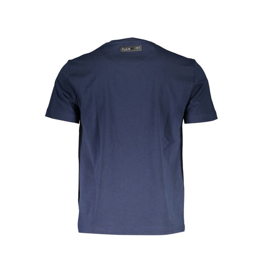 Plein Sport Blue Cotton Men T-Shirt Mens T-Shirt