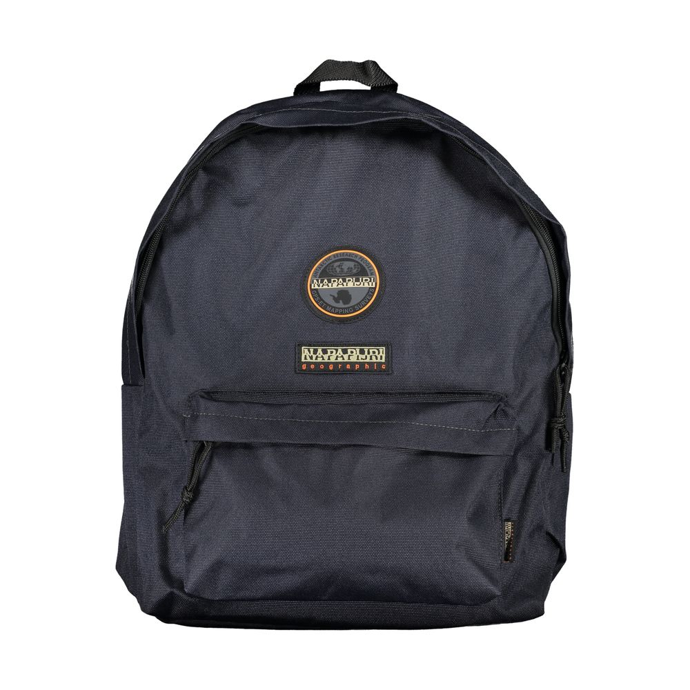 Napapijri Blue Cotton Men Backpack Mens Backpack