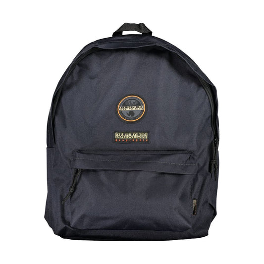 Napapijri Blue Cotton Men Backpack Mens Backpack