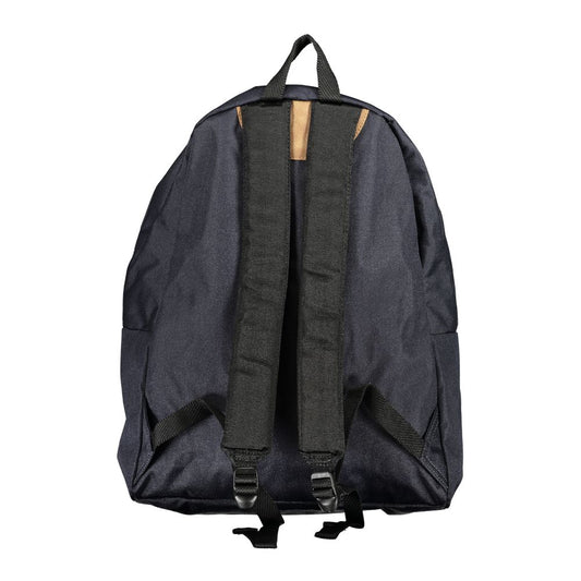 Napapijri Blue Cotton Men Backpack Mens Backpack