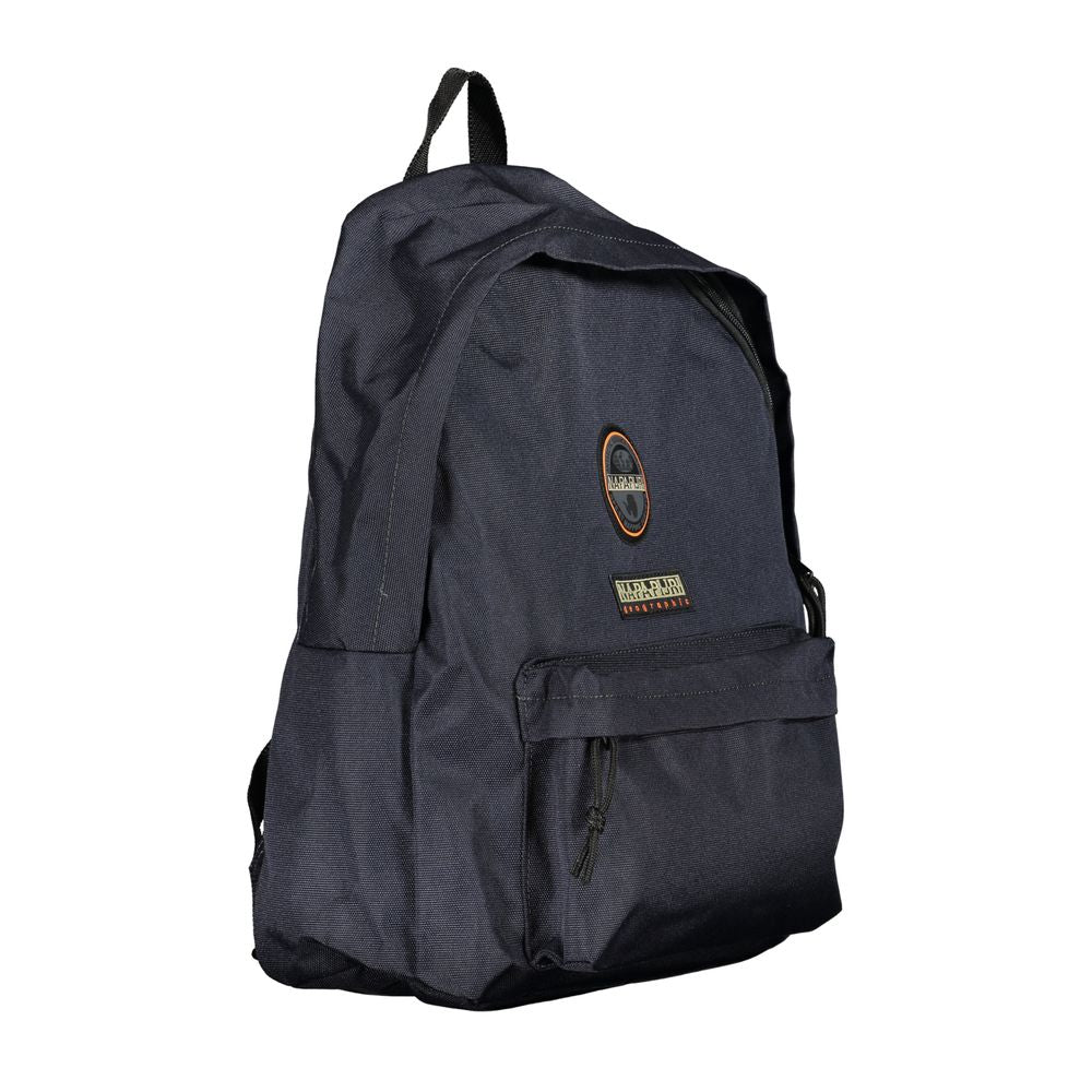 Napapijri Blue Cotton Men Backpack Mens Backpack