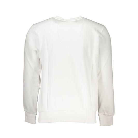 North Sails White Cotton Men Sweater Mens Sweater