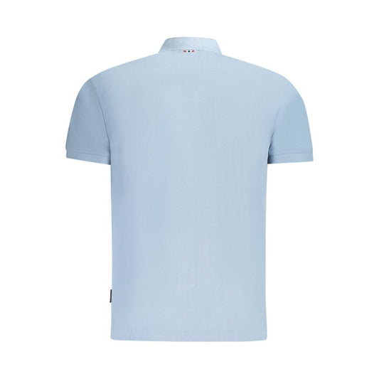 Napapijri Blue Cotton Polo Shirt