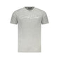 Cavalli Class Grigio Cotton Men T-Shirt