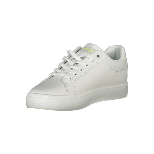 Calvin Klein White Polyester Sneaker