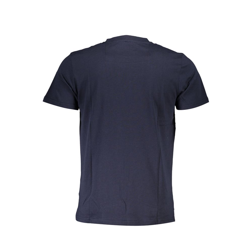 Cavalli Class Blue Cotton Men T-Shirt Mens T-Shirt