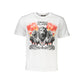 Cavalli Class White Cotton Men T-Shirt Mens T-Shirt