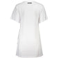 Cavalli Class White Cotton Dress