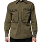 Dolce & Gabbana Army Green Button Down Long Sleeves Shirt
