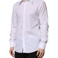 Dolce & Gabbana White Cotton Long Sleeves Dress Shirt