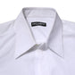 Dolce & Gabbana White Cotton Long Sleeves Dress Shirt