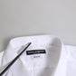 Dolce & Gabbana White Cotton GOLD Long Sleeves Dress Shirt