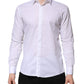 Daniele Alessandrini White Long Sleeves Dress Shirt