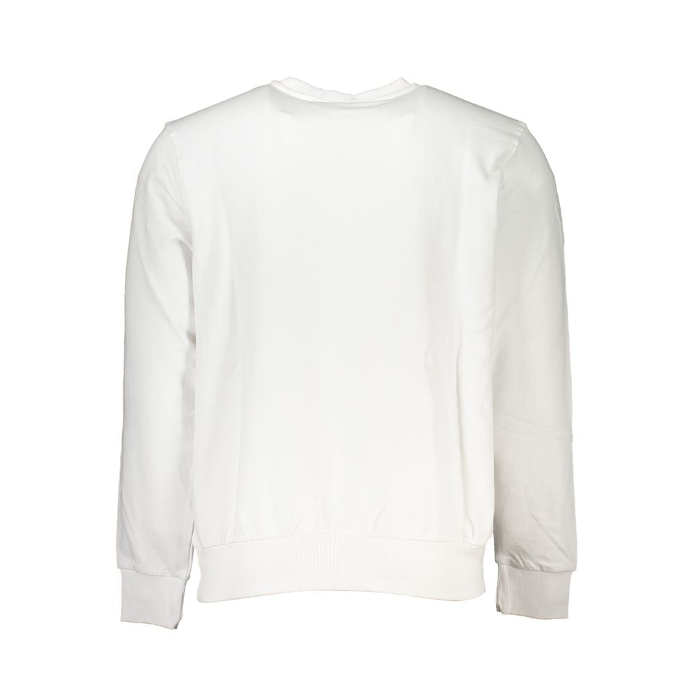 North Sails White Cotton Men Sweater Mens Sweater