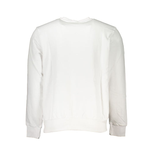 North Sails White Cotton Men Sweater Mens Sweater