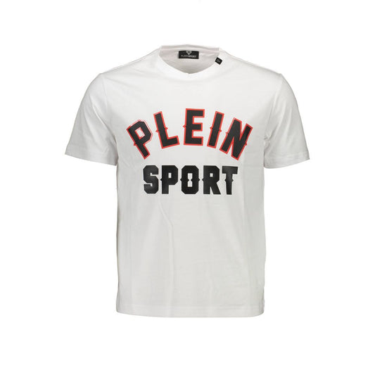 Plein Sport White Cotton Men T-Shirt Mens T-Shirt