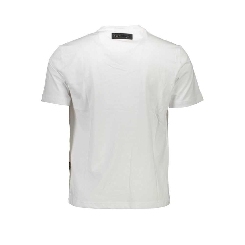 Plein Sport White Cotton Men T-Shirt Mens T-Shirt