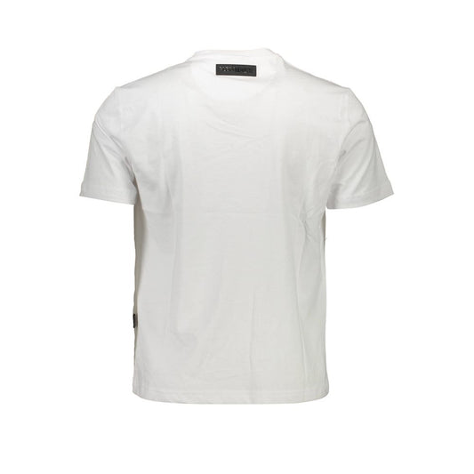 Plein Sport White Cotton Men T-Shirt Mens T-Shirt
