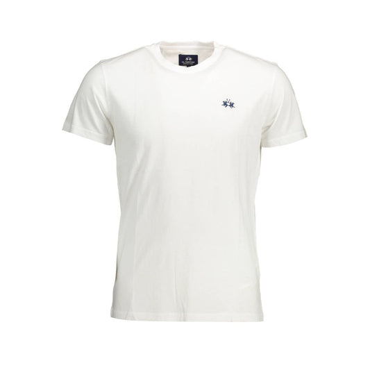 La Martina Chic Crew Neck Embroidered Tee Mens T-Shirt