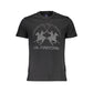 La Martina Black Cotton Men's T-Shirt