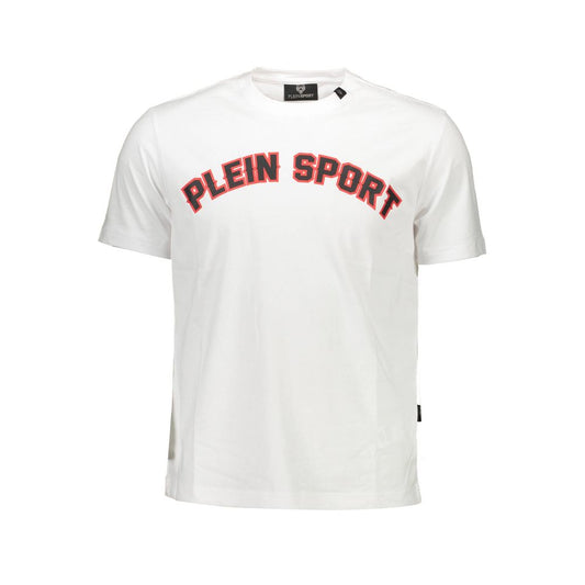 Plein Sport White Cotton Men T-Shirt Mens T-Shirt