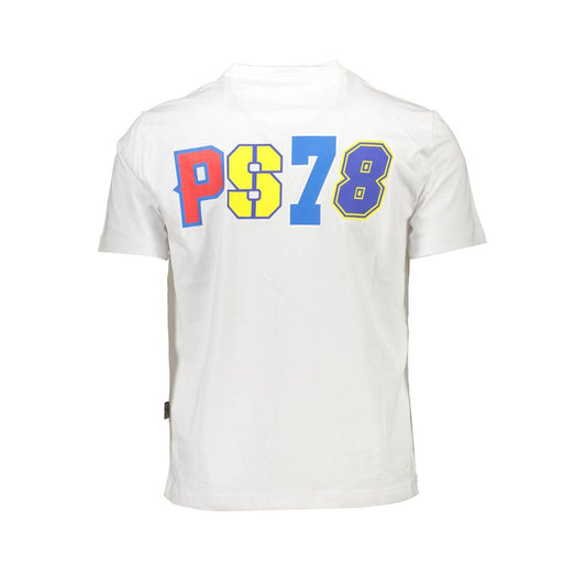 Plein Sport White Cotton Men T-Shirt Mens T-Shirt