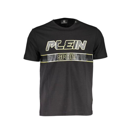 Plein Sport Black Cotton Men TShirt Mens T-Shirt
