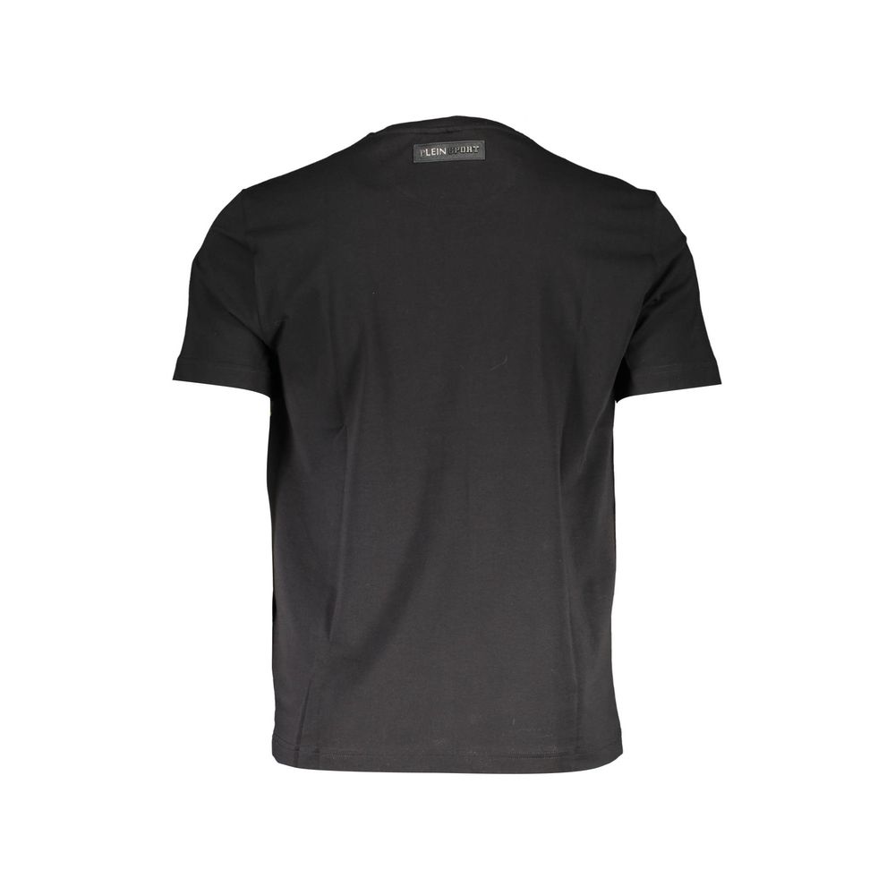 Plein Sport Black Cotton Men TShirt Mens T-Shirt