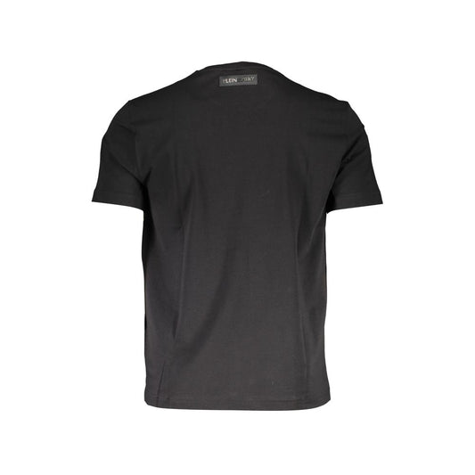 Plein Sport Black Cotton Men TShirt Mens T-Shirt