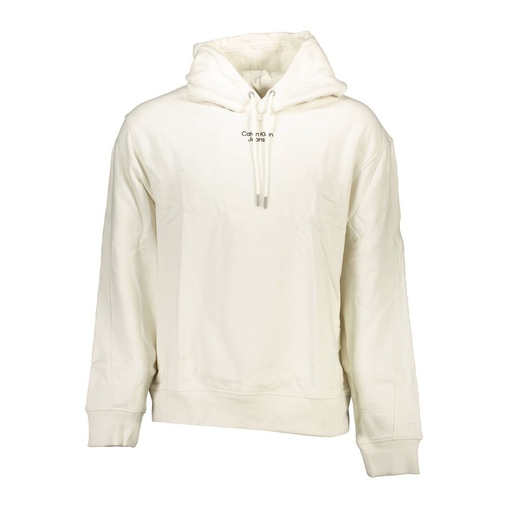 Calvin Klein White Cotton Men Sweater Mens Sweater
