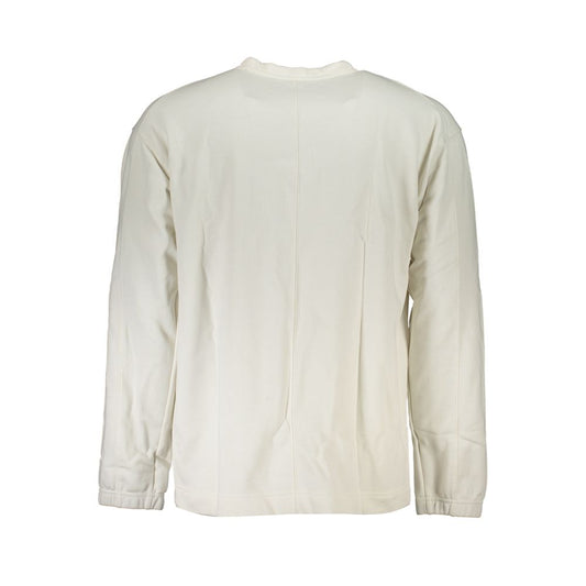 Calvin Klein White Cotton Men Sweater Mens Sweater