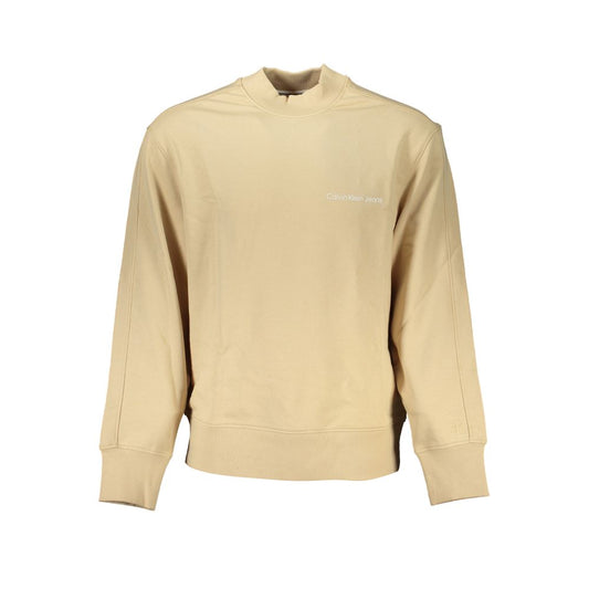 Calvin Klein Beige Cotton Men Sweater Mens Sweater