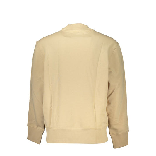 Calvin Klein Beige Cotton Men Sweater Mens Sweater