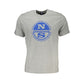 North Sails Brown Cotton Men T-Shirt Mens T-Shirt